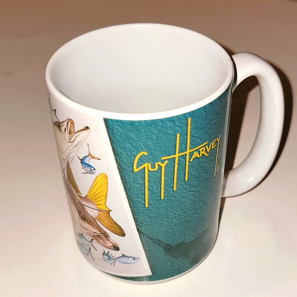 GUY HARVEY INSHORE SERIES COFFEE MUG  MADE EXCLUSIVELY FOR BEALLS DEPT. STORE